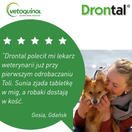 Drontal Dog Flavour 1 tabletka. Na odrobaczenie dla Psa